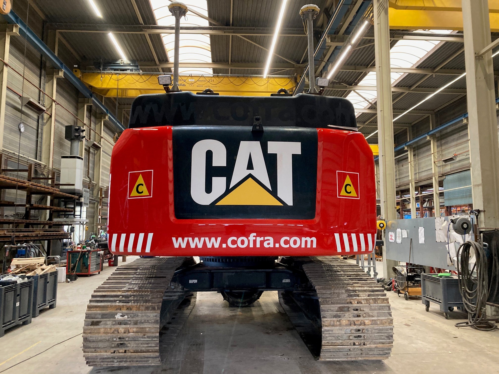 Kraan belettering Cofra